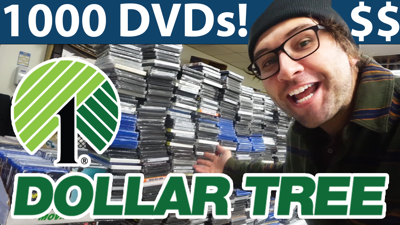 Buying 1000 Dollar Tree DVDs for Retail Arbitrage Challenge WBKUltra