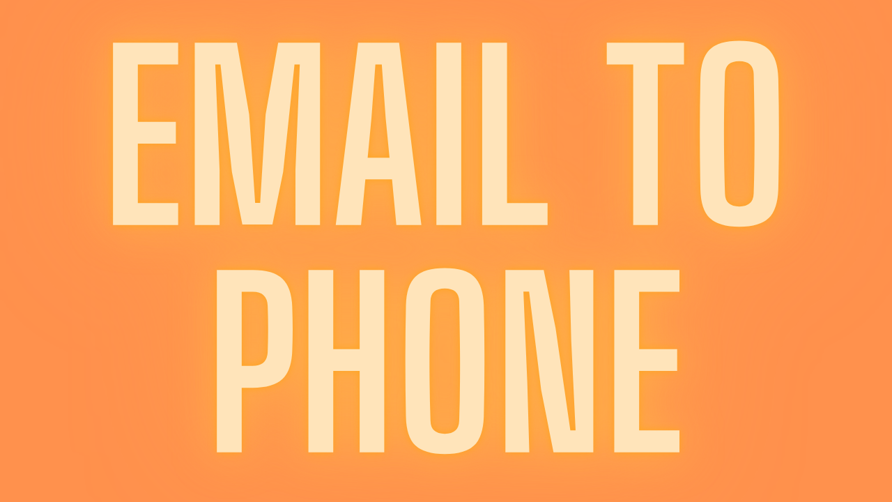 How to Sign Up for Emails Direct to Your Phone